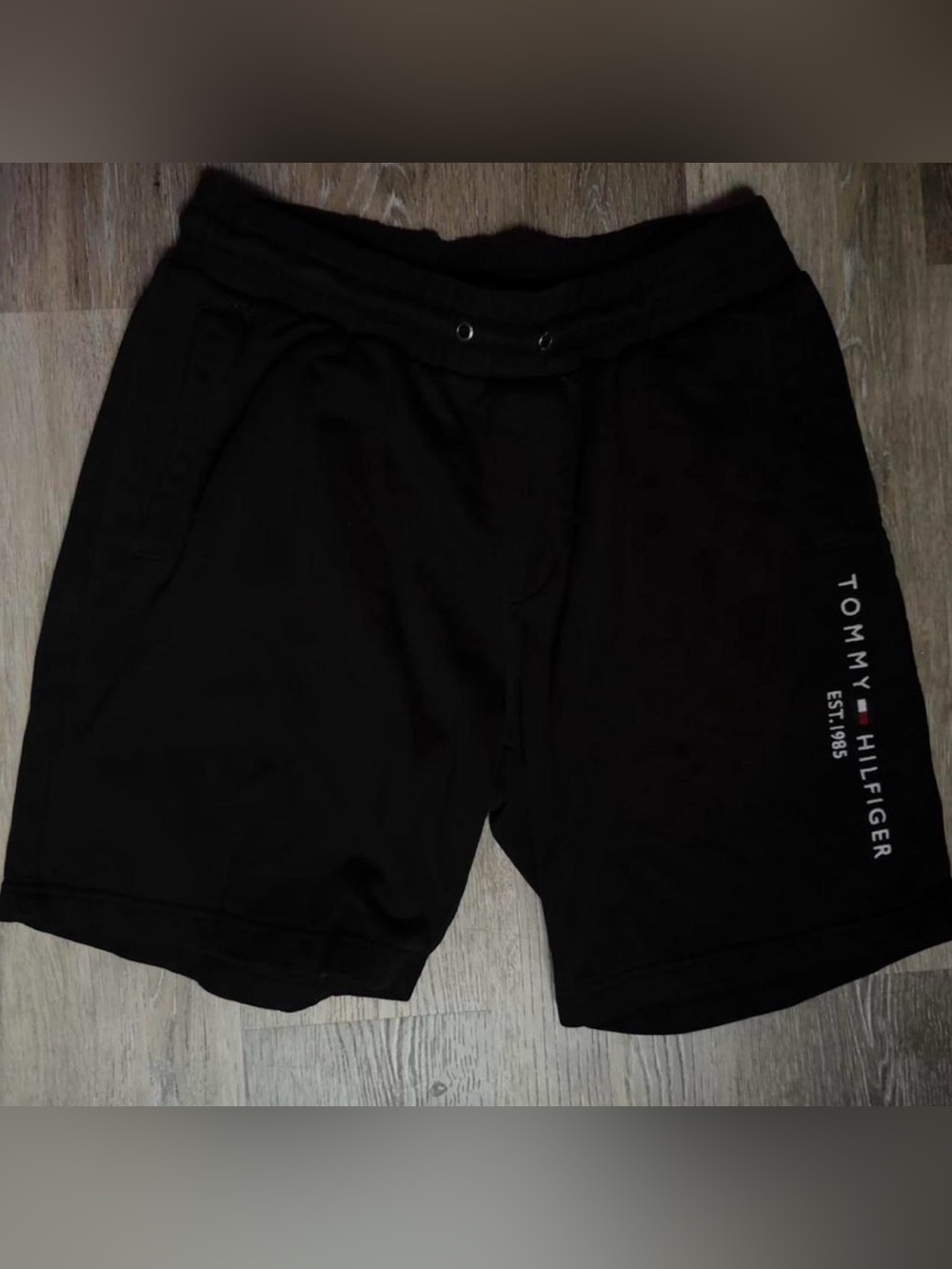 Men's Black tommy hilfiger shorts